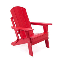 Chaise Adirondack Lake Country Outdoors en polyethylene haute densite - Rouge
