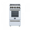 Cuisiniere a gaz autonome Forno Lamazze de 20 po, blanc,-FFSGS6265-20WHT