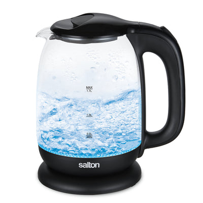 Salton Cordless Glass Kettle - 1.7L | Bouilloire en verre sans fil - 1,7L Salton
