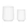 Ensemble 2 cache-pots Dalya - blanc