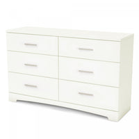  Gramercy Commode 6 Tiroirs - Blanc Solide