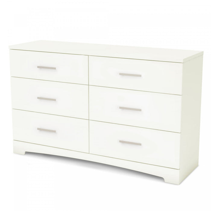 Gramercy Commode 6 Tiroirs - Blanc Solide