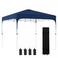 Outsunny 9.8' X 9.8' Pop Up Gazebo Tente Pliable Avec Sac De Transport Et Roues 4 Sacs De Poids Pour