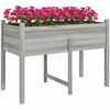 Outsunny Lit De Jardin Sureleve En Bois, Jardiniere Pour Fleurs De Legumes