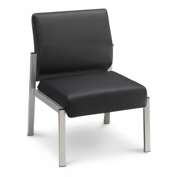 TygerClaw Chaise d'Invite a Dossier Bas avec Assise Confortable pour Toute la Journee