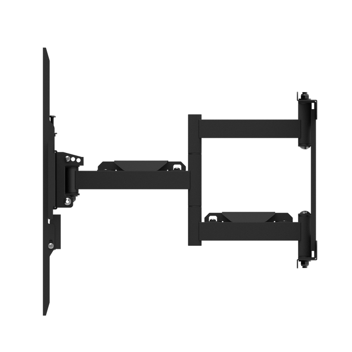 Support mural de securite antivol Kanto SDX600 a mouvement complet pour televiseurs de 37 a 65 pouces, noir