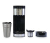 Cafetière Kenmore à portion individuelle avec tasse de voyage - noire - KKCMKCM-B