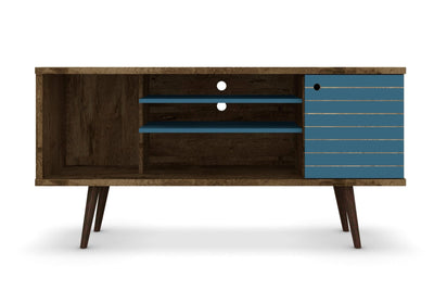 Manhattan Comfort Liberty 53.14" Mid-Century Modern TV Stand  |Meuble pour téléviseur Liberty de Manhattan Comfort de 53,14 po de style moderne du milieu du 20e siècle