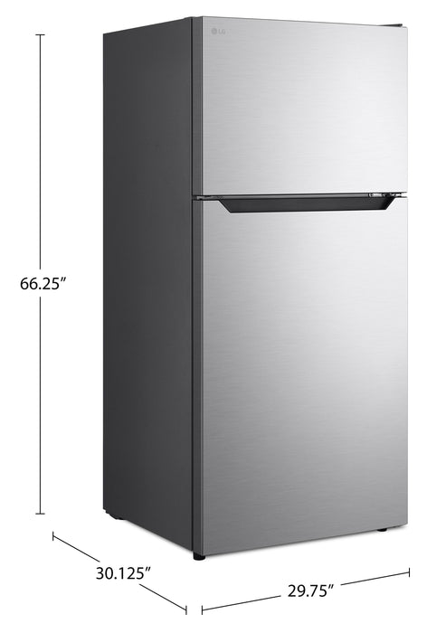 Réfrigérateur LG de 18 pi3 et de 30 po à congélateur supérieur - LT18SO000S 