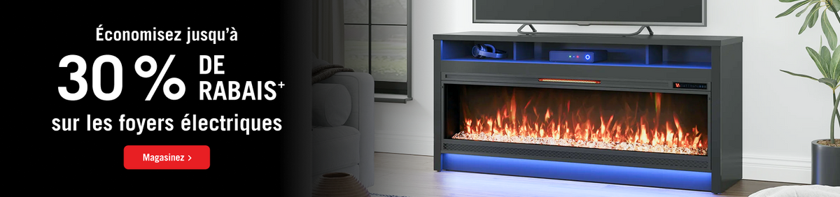 Up to 30% Off on Electric Fireplaces at The Brick! Shop Now!