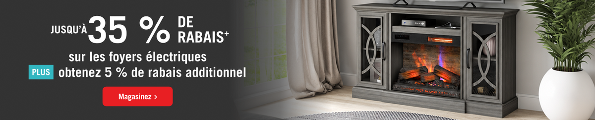 Up to 35% Off on Electric Fireplaces! Shop Now!
