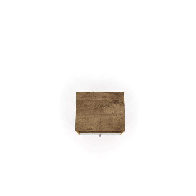 Table de nuit Liberty de Manhattan Comfort de style moderne du mili ...