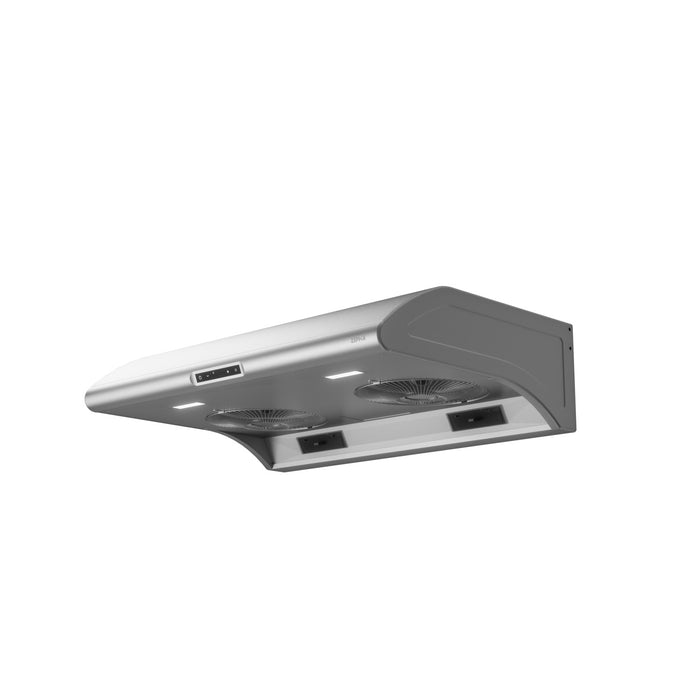Hotte de cuisinière sous l’armoire Typhoon de Zephyr de 30 po - acier inoxydable - AK2100CS