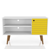 Meuble pour téléviseur Liberty de Manhattan Comfort de 42,52 po de style moderne du milieu du 20e si