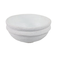  Bol texturé de 12 po x 12 po - blanc