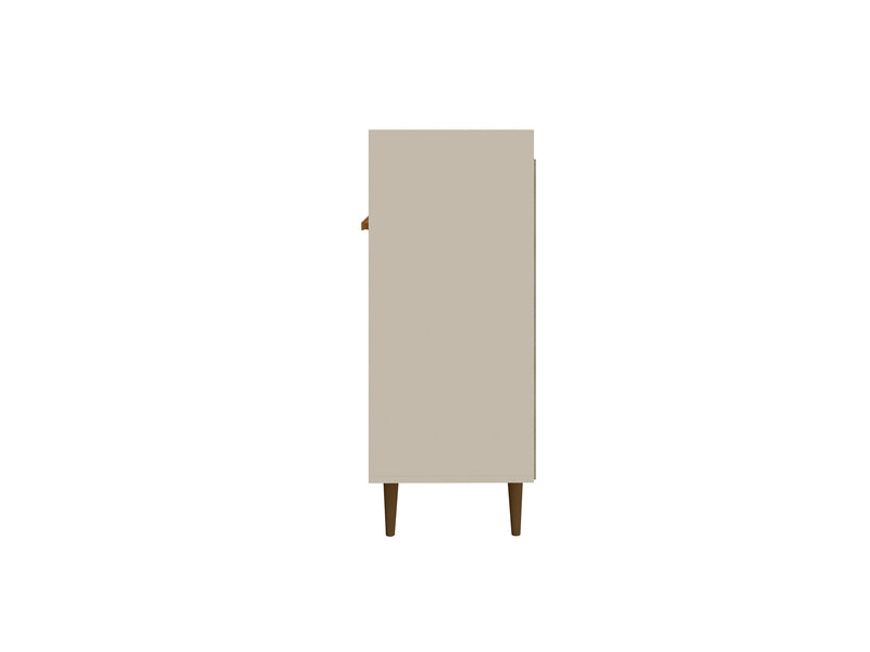 Buffet Bradley de Manhattan Comfort de 53,54 po avec 4 tablettes - blanc cassé