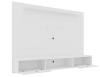 Meuble audio-vidéo mural flottant Liberty de Manhattan Comfort de 70,86 po avec tablette en hauteur - blanc