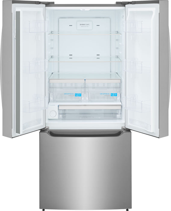 Réfrigérateur Frigidaire Gallery de 20 pi3 à portes françaises - Acier inoxydable Smudge-ProofMD - GRFS2023AF