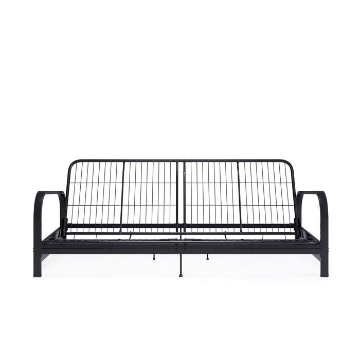 Futon Mainstays Dorel Home avec accoudoirs en métal - bleu