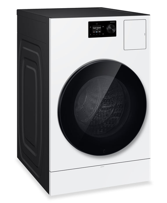 Laveuse-sécheuse tout-en-un Bespoke de Samsung de 6,1 pi3 avec IA - blanche - WD80H53BHWAC