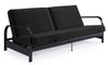 Futon Mainstays Dorel Home avec accoudoirs en métal - noir