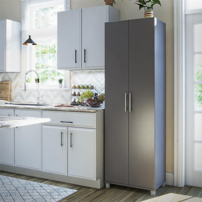 Armoire de rangement tout usage Camberly d’Ameriwood Home de 24 po - gris graphite