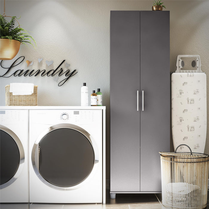 Armoire de rangement tout usage Camberly d’Ameriwood Home de 24 po - gris graphite