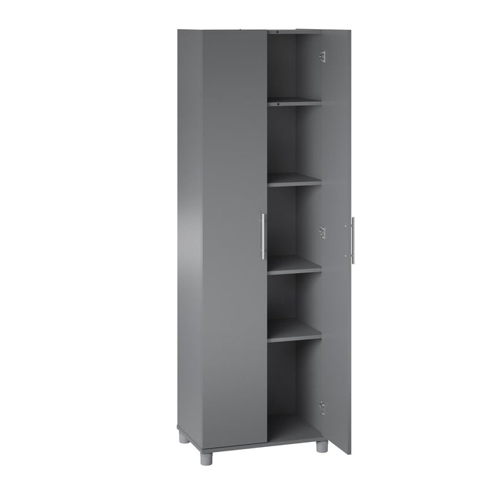 Armoire de rangement tout usage Camberly d’Ameriwood Home de 24 po - gris graphite
