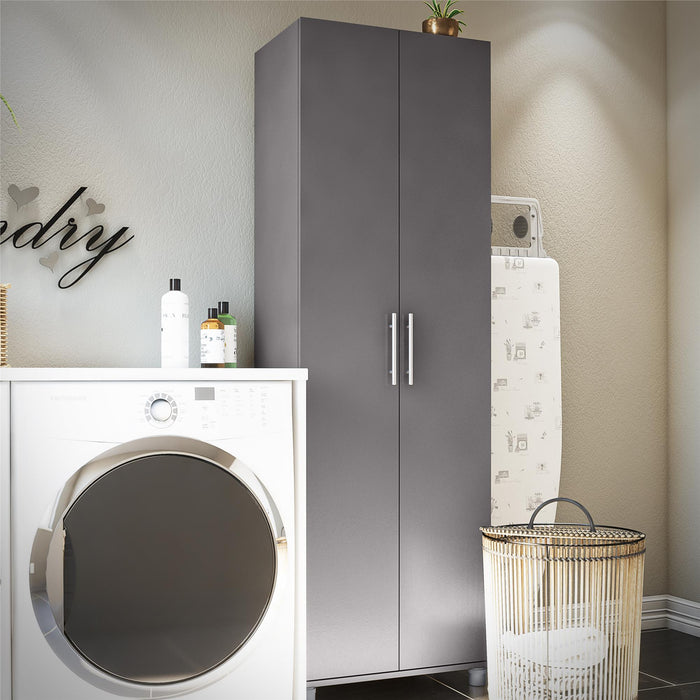 Armoire de rangement tout usage Camberly d’Ameriwood Home de 24 po - gris graphite
