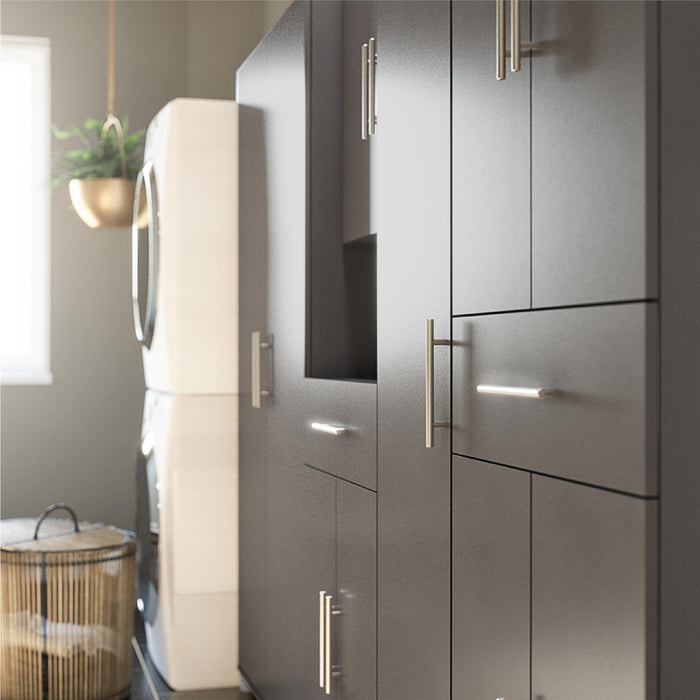 Armoire de rangement tout usage Camberly d’Ameriwood Home de 24 po - gris graphite