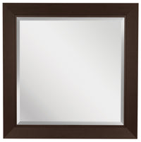  Miroir de commode de chambre à coucher Yorkdale, fabriqué au Canada - brun