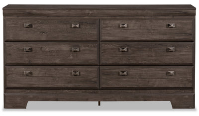 Yorkdale Grey Dresser - {Contemporary} style Dresser in Alabaster Oak {Engineered Wood}