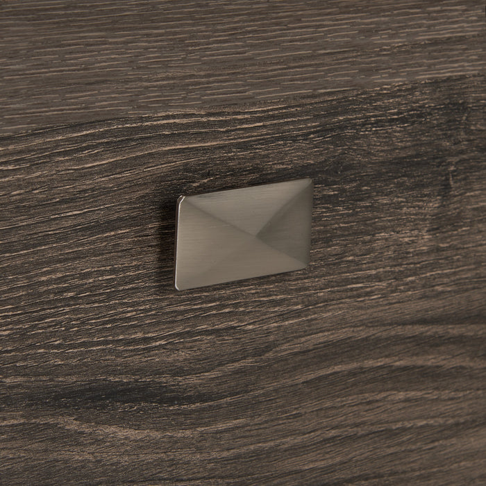 Commode verticale Yorkdale de 31,1 po (L) x 47,4 po (H) à 5 tiroirs pour la chambre à coucher, fabriquée au Canada - grise