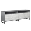 Console multimédia Monterey d’Ameriwood Home pour téléviseurs jusqu’à 85 po - graphite