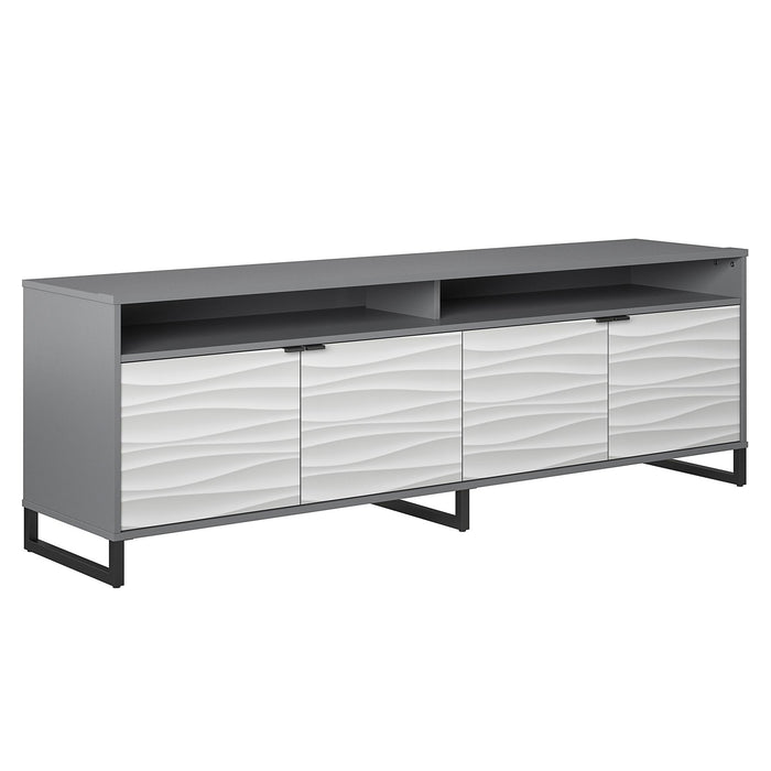 Console multimédia Monterey d’Ameriwood Home pour téléviseurs jusqu’à 85 po - graphite