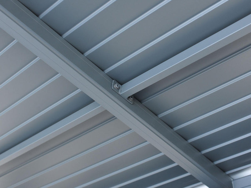 Gazebo Penguin Florence - Solarium mural 8x12 Toit d'acier