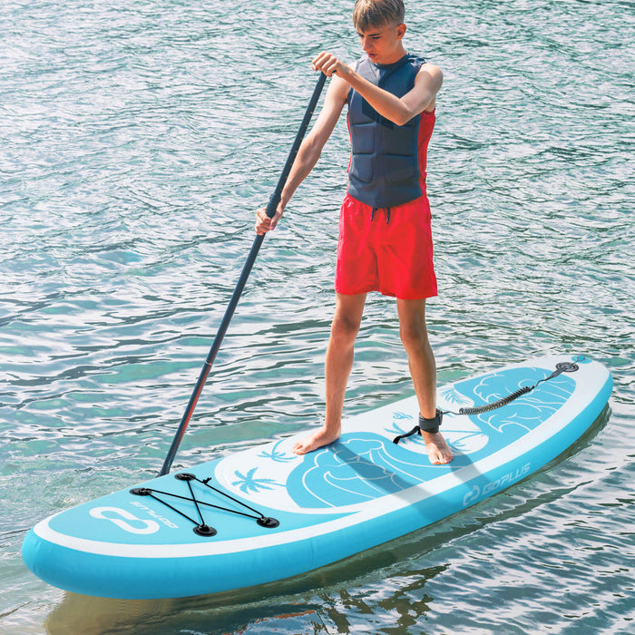 Grand Tableau Gonflable De Sup Goplus, Tableau De Pagaie Portable Avec Des Anneaux 5d