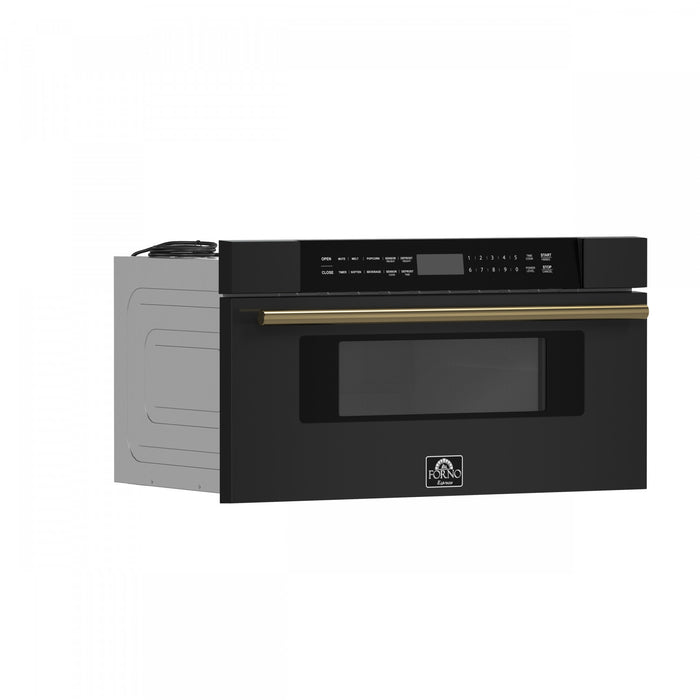 Tiroir micro-ondes Capoliveri 30 pouces, noir, 1,2 pi³ - FMWDR3000-30BLK