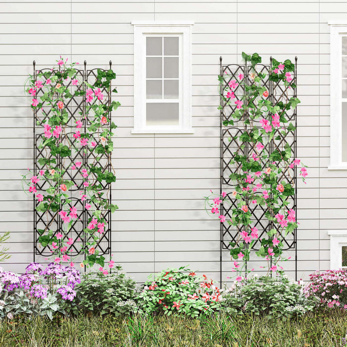Costway 1 Pcs 58\" X 73\" Trellis De Jardin Pour Les Plantes D'escalade