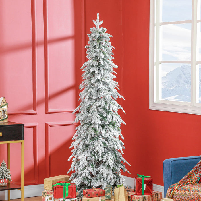 Homcom Arbre De Noel Artificiel Crayon De 6 Pi Avec Ouverture Automatique