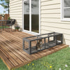 Pawhut 59" Long Cat Tunnel, Cat Shelter L- Shape With Extendable Design, Cat Enclosure For Indoor/ou|Pawhut Tunnel Pour Chat De 59" Avec Design Extensible, Tunnel En Bois Pour Chat Avec Protection Cont