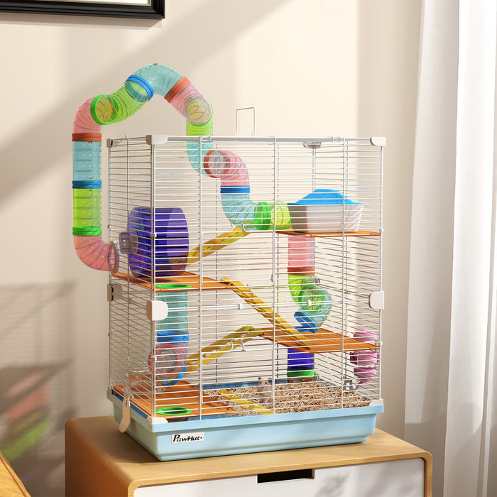 Cage A 5 Etages Pour Hamster, Cage Portable Pour Animaux