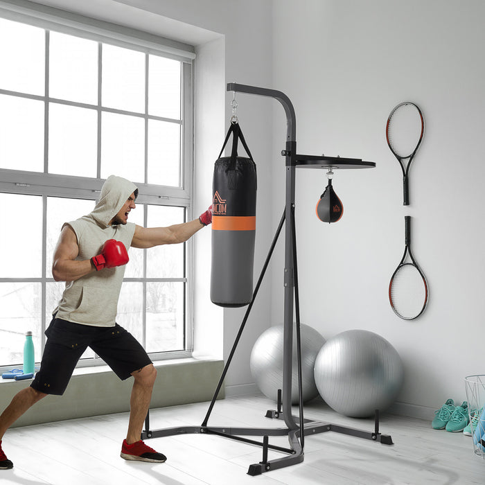 Homcom Porte-sac De Frappe Et Ballon De Vitesse