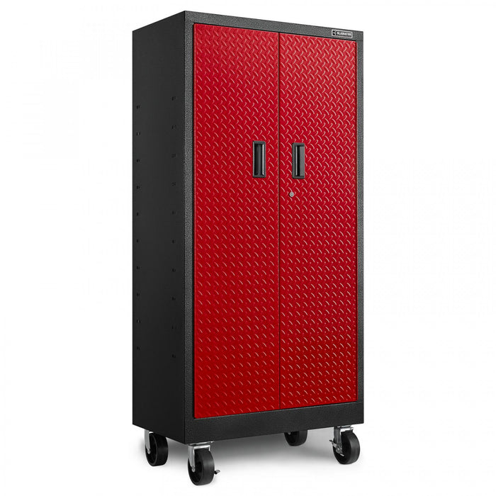 Armoire haute GearBox de série Premier de Gladiator - bande de roulement rouge