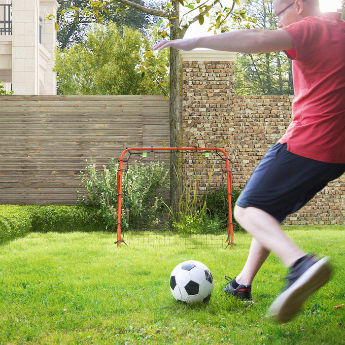 Soozier Filet de Rebond pour Volleyball, Soccer Reglable, Rouge