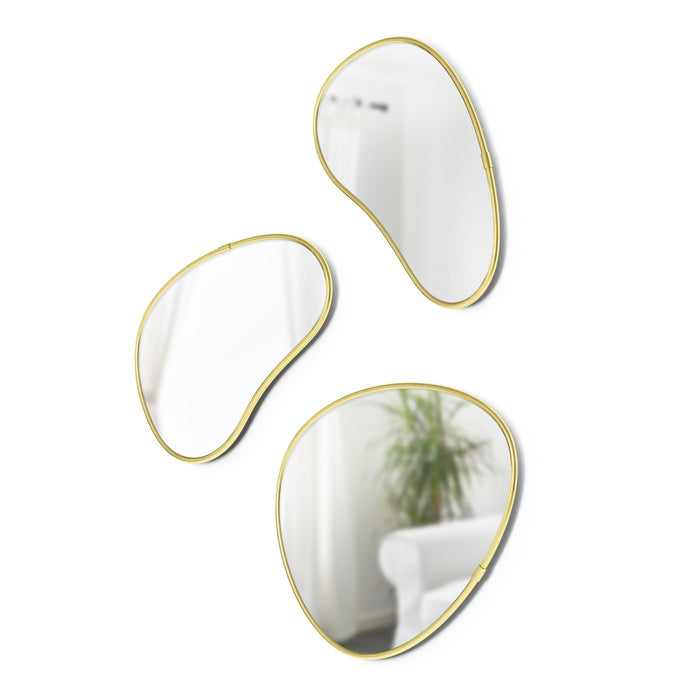 Miroirs Hubba Pebble de Umbra - ensemble de 3