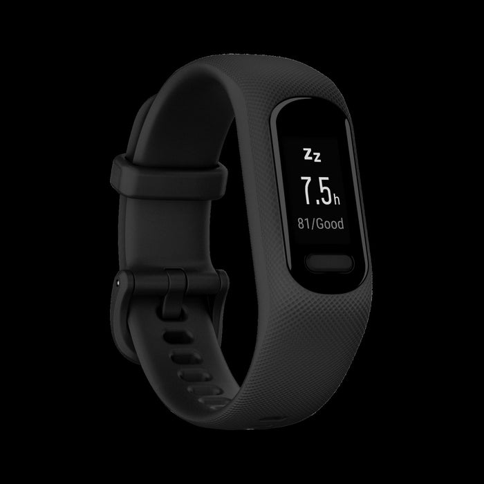 Garmin Vivosmart® 5 Montre Gps Intelligente - Suivi De Fitness Avec Boitier Noir Et Bracelet En Silicone Noir Large