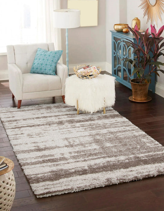 Carpette Brindle ivoire - 8 pi 0 po x 10 pi 0 po 