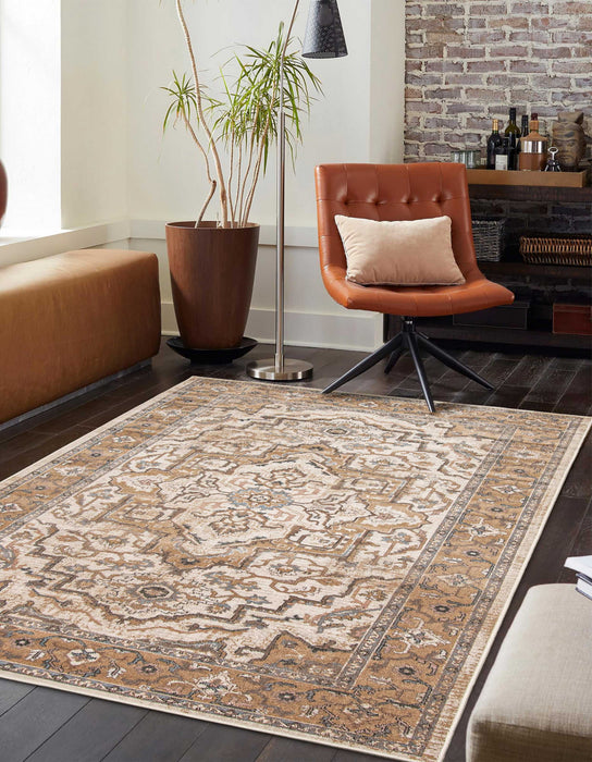 Carpette Stassie ivoire - 8 pi 0 po x 10 pi 0 po   