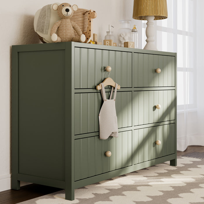 Graco Teddi 6 Commode a tiroirs - Olive